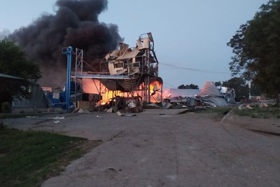 Ракета влучила в зерновий термінал на Одещині
