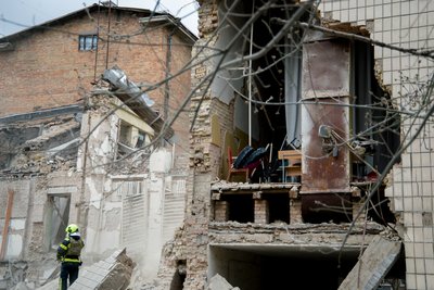 Академія Бойчука постраждала через ракетний обстріл по Києву Академія Бойчука постраждала через ракетний обстріл по Києву