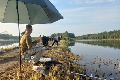 Найбільший улов — 1710 грамів: на Волині влаштували риболовний турнір серед ветеранів Найбільший улов — 1710 грамів: на Волині влаштували риболовний турнір серед ветеранів