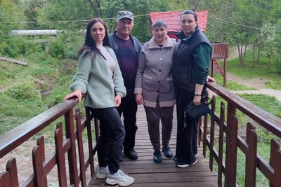 Яна Жерновська і її батьки Яна Жерновська і її батьки