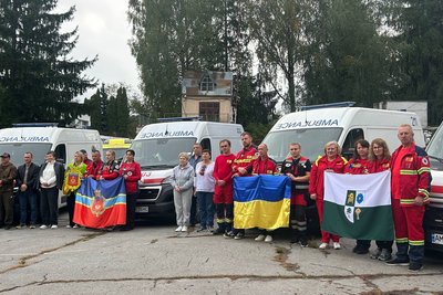 У Житомирі провели ралі на машинах швидкої допомоги: переможців визначали серед 10 медичних бригад У Житомирі провели ралі на машинах швидкої допомоги: переможців визначали серед 10 медичних бригад