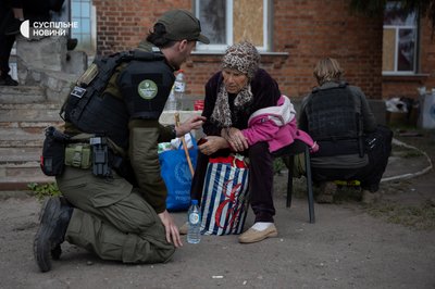 евакуація цивільних з Вовчанська Харківщина