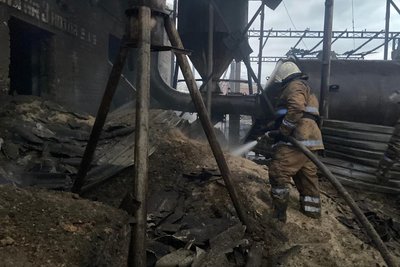 На Житомирщині горіло виробництво паливних брикетів На Житомирщині горіло виробництво паливних брикетів