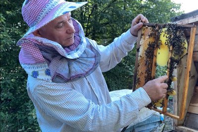 Майже пів століття качає мед: історія пасічника Олександра Шевчука з Житомирщини