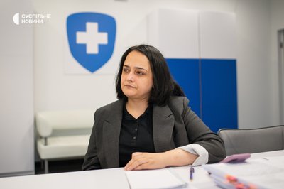 Голова Національної служби здоровʼя України (НСЗУ) Наталія Гусак Голова Національної служби здоровʼя України (НСЗУ) Наталія Гусак