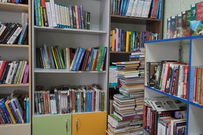 У Хотіні врятували бібліотеку після російських обстрілів У Хотіні врятували бібліотеку після російських обстрілів
