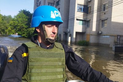 Історія водолаза з Одещини, який рятував людей після підриву Каховської ГЕС Історія водолаза з Одещини, який рятував людей після підриву Каховської ГЕС