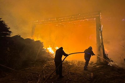 На Житомирщині горіло виробництво паливних брикетів, Романівська громада, 4 листопада 2024 року На Житомирщині горіло виробництво паливних брикетів, Романівська громада, 4 листопада 2024 року