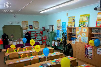 У школах Одещини відкрили 279 "класів безпеки" У школах Одещини відкрили 279 "класів безпеки"