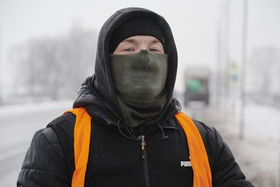 Олександр, ветеран і робітник підрядної організації Олександр, ветеран і робітник підрядної організації