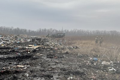 На Харківщині ЗСУ допомагають розмінувати сміттєвий полігон На Харківщині ЗСУ допомагають розмінувати сміттєвий полігон