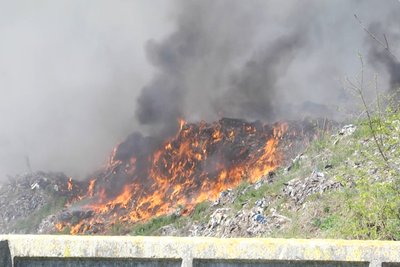 Пожежа на міському сміттєзвалищі у Житомирі — яка ситуація наразі Пожежа на міському сміттєзвалищі у Житомирі — яка ситуація наразі