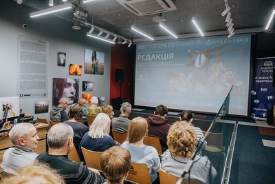 Перегляд фільму "Редакція" в Одесі. Фото Амамджян Перегляд фільму "Редакція" в Одесі. Фото Амамджян