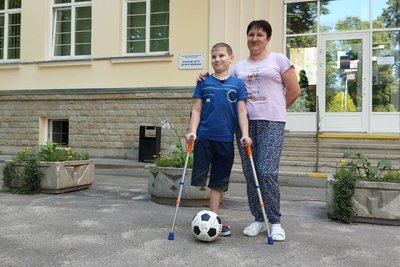 Сашко Решетняк з мамою Наталією Сашко Решетняк з мамою Наталією