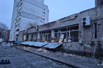 В Одесі через атаку пошкоджено дитсадок і профліцей будівництва та архітектури В Одесі через атаку пошкоджено дитсадок і профліцей будівництва та архітектури