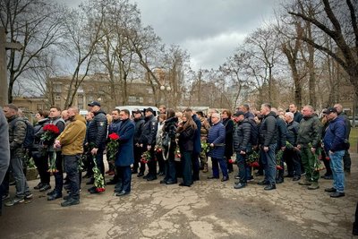 В Одесі прощалися з ексвіцемером, який загинув під час атаки 15 березня