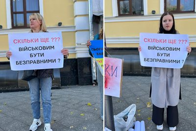 "Скільки ще?" — у Житомирі провели черговий мирний пікет за чіткі терміни служби "Скільки ще?" — у Житомирі провели черговий мирний пікет за чіткі терміни служби