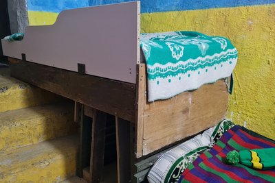 Укриття для дітей у погребі: в Житомирі робоча група вивчала умови в укритті центру "Сонячний дім" Укриття для дітей у погребі: в Житомирі робоча група вивчала умови в укритті центру "Сонячний дім"