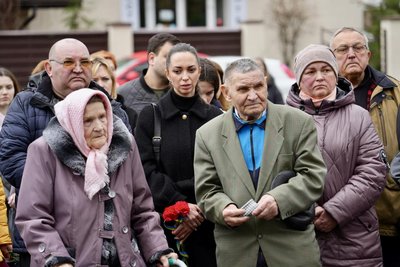 У Бучі відкрили меморіальну дошку на честь полеглого нацгвардійця