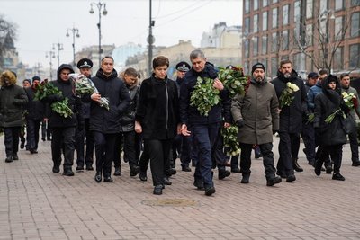 Авіакатастрофа у Броварах: У Києві прощаються з керівництвом МВС
