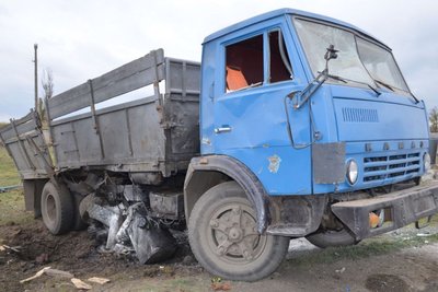 Службовий автомобіль водоканалу підірвався на міні під час ремонту водогону "Дніпро-Миколаїв"