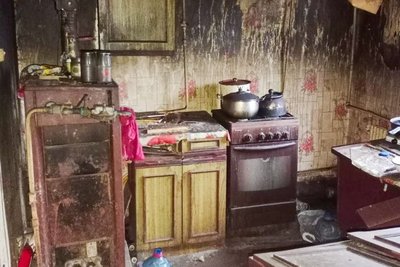 Наслідки пожежі в Рогані на Харківщині Наслідки пожежі в Рогані на Харківщині