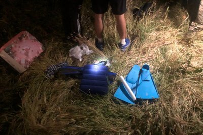У ластах та з надувною подушкою: на Одещині чоловіки намагалися перепливти до Румунії У ластах та з надувною подушкою: на Одещині чоловіки намагалися перепливти до Румунії
