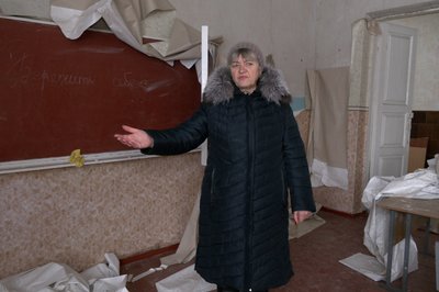 Ліцей у Леб'яжому на Харківщині окупанти обстріляли тричі Ліцей у Леб'яжому на Харківщині окупанти обстріляли тричі