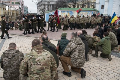 Прощання із загиблим Дмитром "Да Вінчі" Коцюбайлом, Київ, 10 березня 2023 року