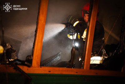 В Одесі горіла трапезна храму