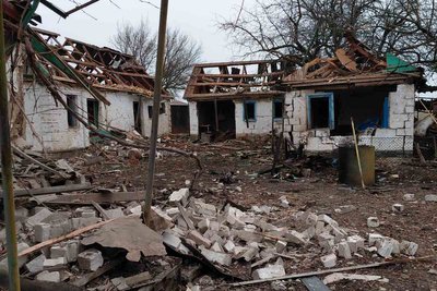 Наслідки удару по Мотузівці Харківської області Наслідки удару по Мотузівці Харківської області