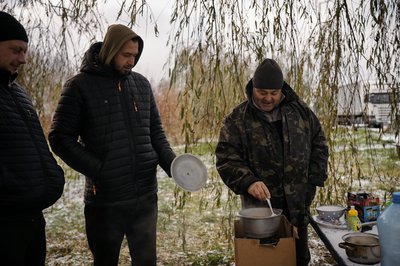 Українські водії, заблоковані на пункті пропуску Краківець-Корчова