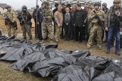 Злочин Росія Буча війна Урсула фон дер Ляєн Злочин Росія Буча війна Урсула фон дер Ляєн