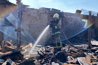 В Луцькому районі горів столярний цех