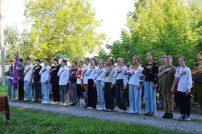 У громаді на Житомирщині учнів трьох шкіл посвятили у джури та вшанували пам'ять воїнів УПА