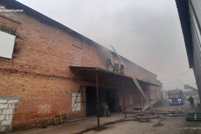 На Житомирщині сталася пожежа на складі, де зберігалося 50 тонн хмелю: що відомо На Житомирщині сталася пожежа на складі, де зберігалося 50 тонн хмелю: що відомо