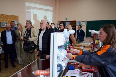 У Харкові відкрили навчальний центр та укриття в закладі профтехосвіти 1 У Харкові відкрили навчальний центр та укриття в закладі профтехосвіти 1