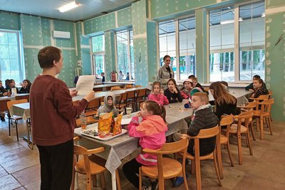 У таборі на Волині оздоровлюють понад пів сотні дітей з Харківщини У таборі на Волині оздоровлюють понад пів сотні дітей з Харківщини