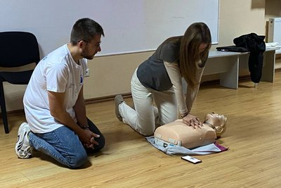 У Вінниці працівників ветеранського простору навчали домедичної допомоги У Вінниці працівників ветеранського простору навчали домедичної допомоги