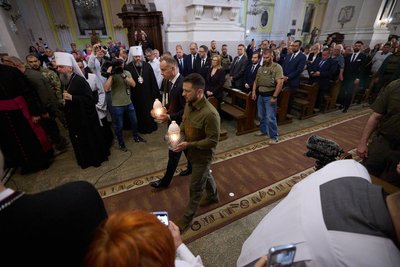 Вшанування пам'яті жертв Волинської трагедії президентами України та Польщі