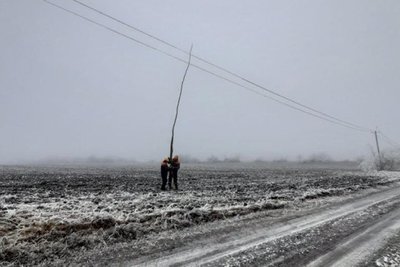 Обрив проводів та знеструмлення: на Вінниччині ліквідовують наслідки обледеніння Обрив проводів та знеструмлення: на Вінниччині ліквідовують наслідки обледеніння