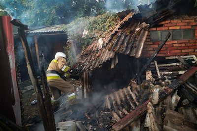 Жінка травмувался під час пожежі Жінка травмувался під час пожежі