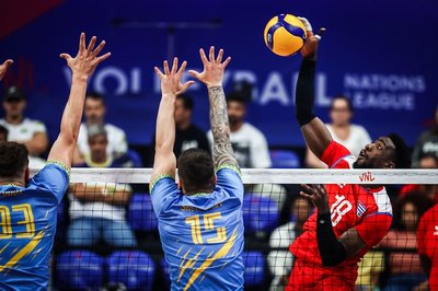 Україна в п'ятому сеті виграла надщільний матч із Кубою і здобула другу перемогу в Лізі націй з волейболу