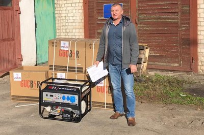 Десять волинських громад отримали пів сотні генераторів Десять волинських громад отримали пів сотні генераторів