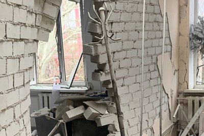 Унаслідок масованого дронового обстрілу Дніпра пошкоджено будівлю регіональної редакції Суспільного Унаслідок масованого дронового обстрілу Дніпра пошкоджено будівлю регіональної редакції Суспільного