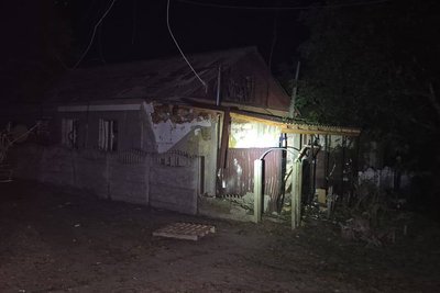 Наслідки влучання безпілотників у Балаклії, Харківська область Наслідки влучання безпілотників у Балаклії, Харківська область