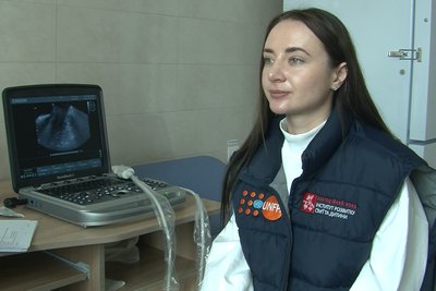 Лікарка ультразвукової діагностики Яна Кравченко Лікарка ультразвукової діагностики Яна Кравченко