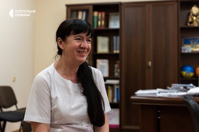 Директорка Херсонського обласного онкодиспансеру Ірина Сокур Директорка Херсонського обласного онкодиспансеру Ірина Сокур