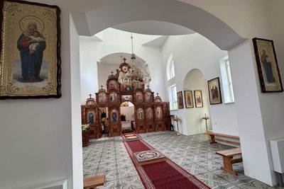 Храм Миколая Чудотворця Мирлікійського у Ков'ягах, Харківська область, 2 липня 2025 року Храм Миколая Чудотворця Мирлікійського у Ков'ягах, Харківська область, 2 липня 2025 року