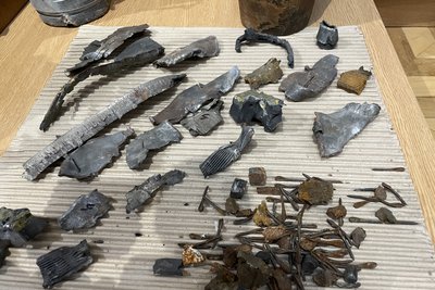 Херсон, музей, уламки снарядів РФ Херсон, музей, уламки снарядів РФ